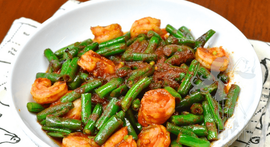 0309 Chili Paste StirFried With Pork, Beef Or Prawn And String Beans